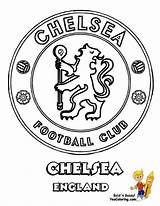 Coloring Football Colouring Pages Chelsea Soccer Manchester Printable Teams United Logo English Logos Drawing Badge City Explosive League Premier Kids sketch template
