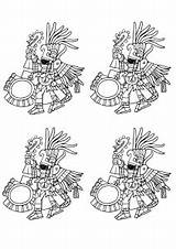 Coloring Maya Incas Aztec Pages Huitzilopochtli Mayans Inca Adults Serpent British Museum Supreme War Deity Mayan Elements Xiuhcoatl Aztecs Quetzalcoatl sketch template