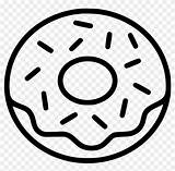 Donut  Dunkin Clipartkey Pinpng Onlinewebfonts sketch template