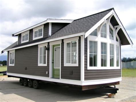 cool  exterior paint color ideas  mobile homes tiny house nation