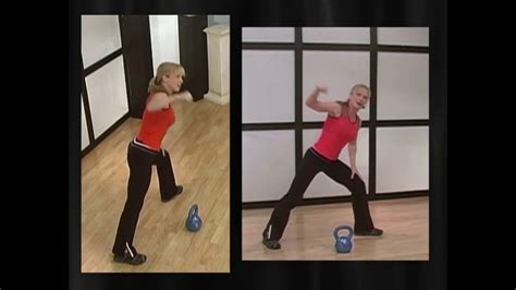 Gin Miller S Calorie Burner Workout With Kettlebells Youtube