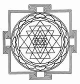 Yantra Shri Tibetano Mandalas Mandala Meditar Ooze Loto Concientes Energia Sporesc Simboluri Sacre Pozitiva Conscientes 1111 Evome sketch template