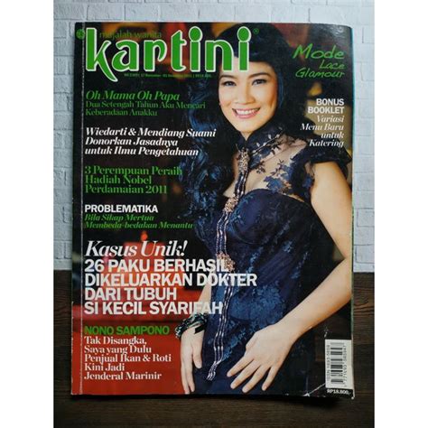 Jual Majalah Kartini Cover Titi Kamal Maudy Koesnaedi Pevita Pearce