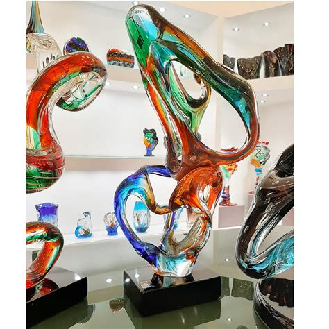 Abstract Interior Design Lovers Venom Abstract Murano Glass