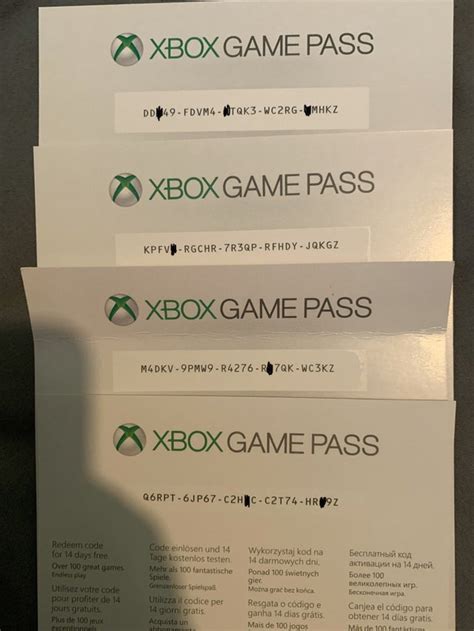 xbox game pass day codes rxboxone