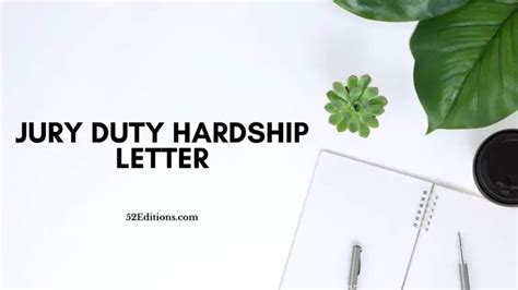 jury duty hardship letter   letter templates print