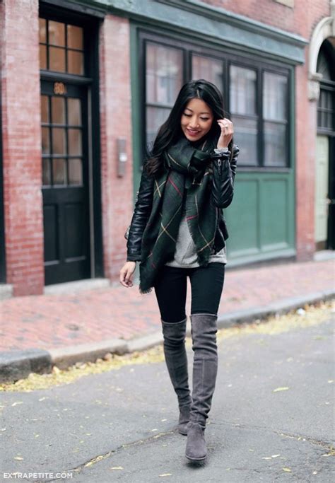 10 winter outfits using knee high boots
