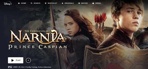The Chronicles Of Narnia Prince Caspian On Disney Plus Narnia Fans