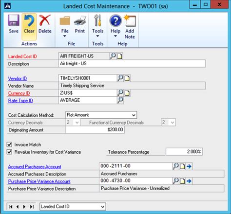 Dynamics Gp Landed Costing Tips And Tricks For Microsoft Dynamics Gp