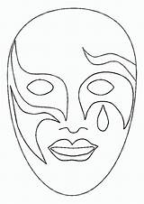 Masken Malvorlagen Ausdrucken sketch template