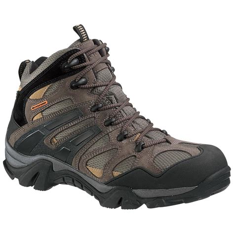 mens wolverine  wilderness waterproof hiker boots  hiking boots shoes