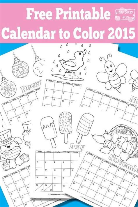 printable calendar  kids   printable calendar printable