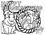 Coloring Cornucopia Pages Printable Thanksgiving Popular sketch template