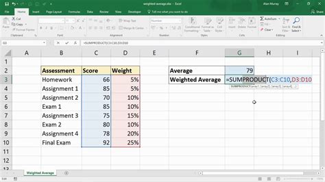 calculate  weighted average  pivot table brokeasshomecom
