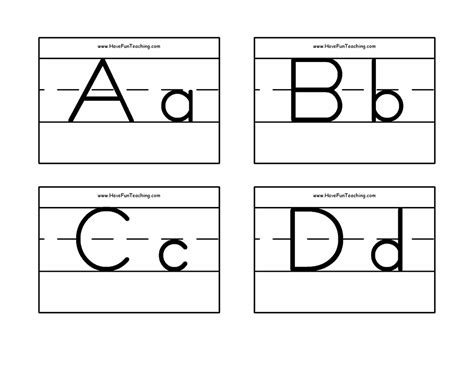 alphabet flash cards  fun teaching