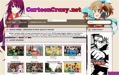 websites   animecartoon  updated