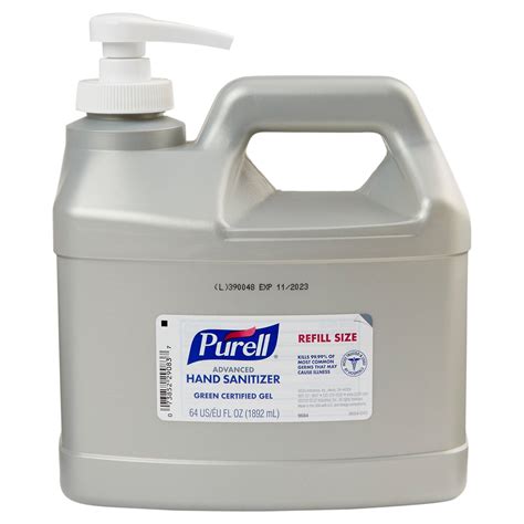 purell advanced green certified alcohol gel hand sanitizer  oz