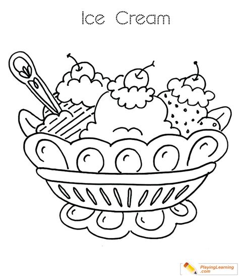 ice cream coloring page   ice cream coloring page