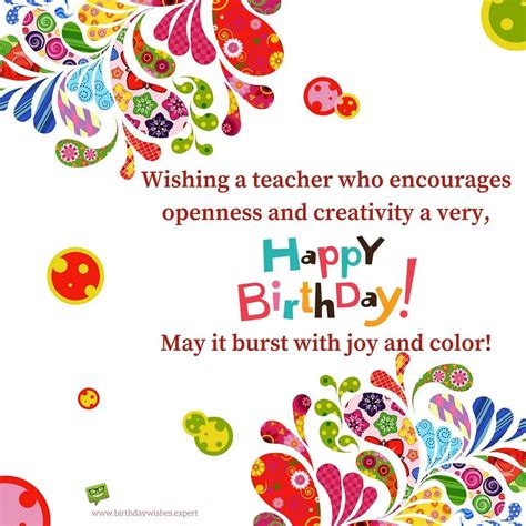 birthday wishes  teachers professors  instructors