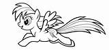 Rainbow Coloring Dash Pages Printable Library Clipart Colouring sketch template