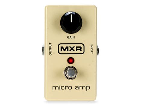 overdrive distortion  fuzz pedals mxr micro amp guitar news musicradar