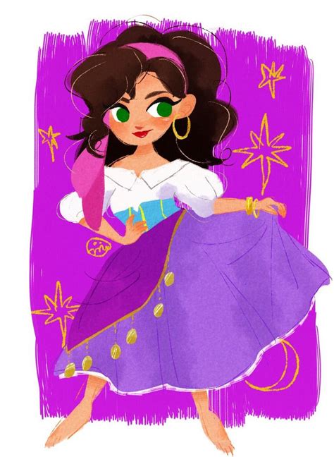 63 Best Images About Disney Esmeralda Art On Pinterest