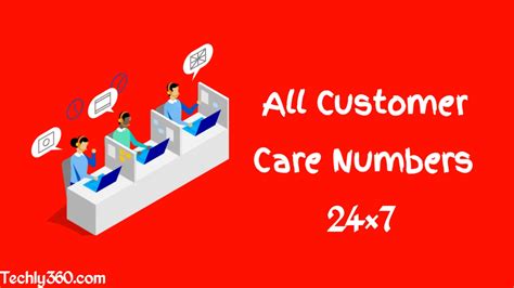 latest  updated customer care numbers  toll