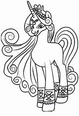 Pony Coloring Little Pages Friends Getcolorings sketch template