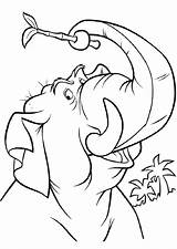 Jungle Book Coloring Pages Mowgli Elephant Raskrasil Printable Dad Thanks Help His sketch template
