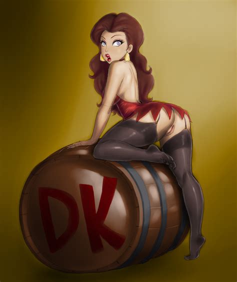 Rule 34 1girl Ass Barrel Bent Over Breasts Brown Hair