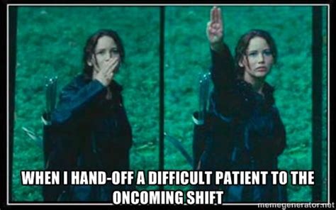 Emergency Nursing Hunger Games Humor Hunger Games Memes