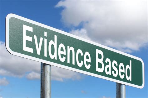 evidence based   charge creative commons green highway sign image