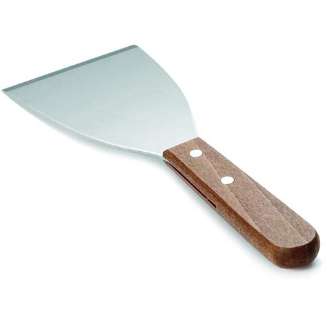 stainless steel scraper  wooden handle noble express