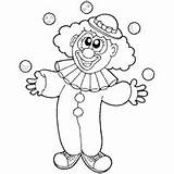 Clown Juggling Coloring Pages Surfnetkids Clipart Circus Preschool Clowns Clip sketch template