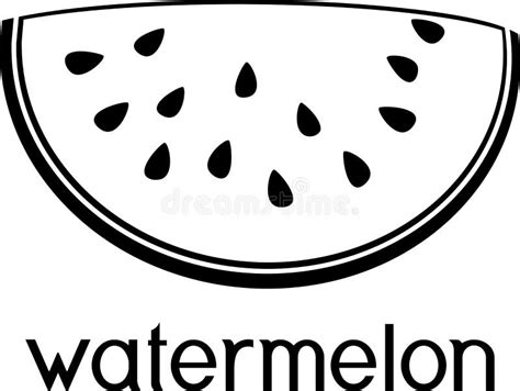 watermelon seed coloring page coloring pages