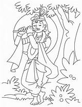 Krishna Janmashtami Coloring Pages Printable Shri Kids Drawing Familyholiday Holi Kid Outline Related Posts Visit Books Speak Hear sketch template