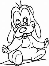 Goofy Baby Coloring Pages sketch template