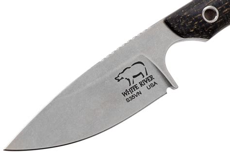 white river knives  black burlap micarta couteau fixe etui kydex achetez  prix avantageux