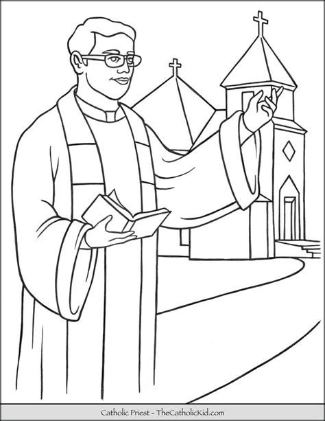 catholic priest coloring page catholic coloring coloring pages priest