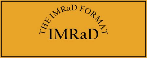format  imrad thesis scientific writing format imrad  imrad