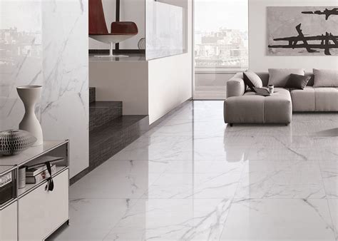 digital carrara marble floor tile  wear resistant  living room