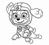 Paw Skye Coloringall sketch template