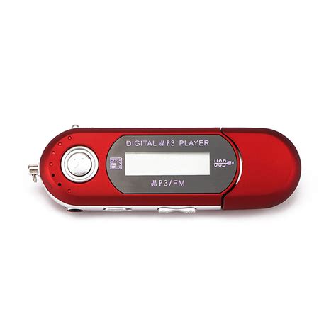 portable mini usb flash lcd digital mp player support flash gb tf card slot  player fm