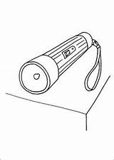 Flashlight Freeprintablecoloringpages sketch template