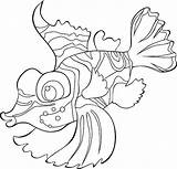Mandarinfish Mandarin Dragonet Beste Piranha Malvorlage sketch template