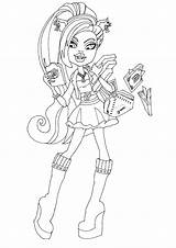Monster High Coloring Pages Clawdeen Catty Wolf Noir Wishes Printable Scaremester Para Drawing Sheets Colorear Getdrawings Getcolorings Print Kids Wolfman sketch template