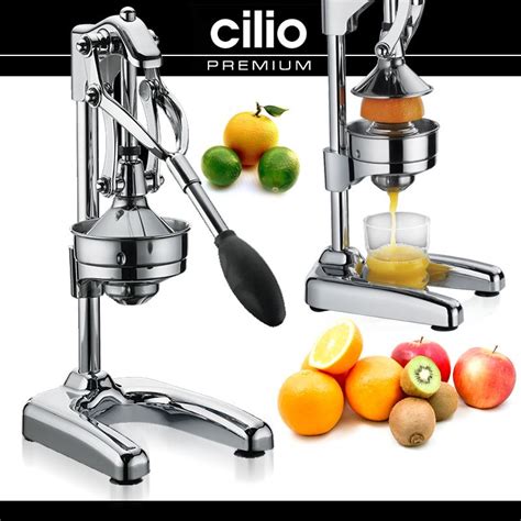 cilio citruspers hefboompers sinaasappelpers chroom kitchen cart espresso machine coffee