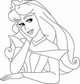 Coloring Sleeping Beauty Pages Printable sketch template