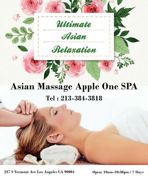 asian massage apple  spa ideas massage licensed therapist asian