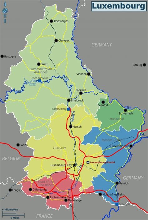carte du luxembourg plan des  lieux  voir